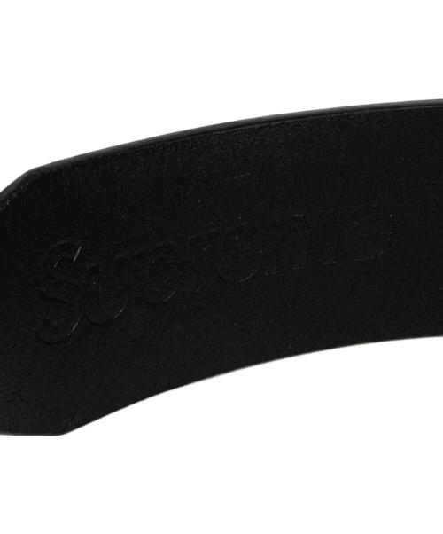 SUPREME（シュプリーム）Supreme (シュプリーム) Repeat Leather Belt ブラックの古着・服飾アイテム