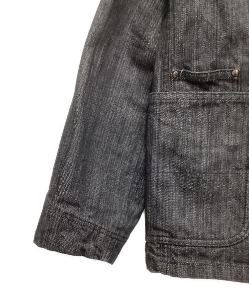 AT-DIRTY（アットダーティ）AT-DIRTY (アットダーティ) WORKERS JACKET /デニムカバーオール インディゴ サイズ:Lの古着・服飾アイテム