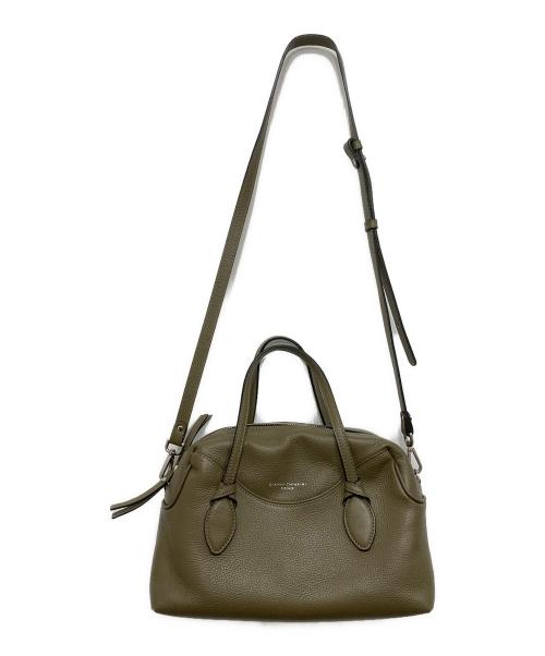 GIANNI CHIARINI（ジャンニ キアリーニ）GIANNI CHIARINI (ジャンニ キアリーニ) 2WAYハンドバッグ グリーンの古着・服飾アイテム