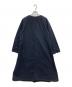 BEAMS BOY (ビームスボーイ) ウール混ノーカラーコート ネイビー サイズ:不明：5000円