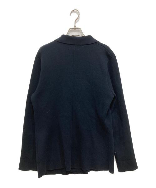 COMME CA COMMUNE（コムサコミューン）COMME CA COMMUNE (コムサコミューン) 金釦ダブルブレストニットブレザー ブラウン サイズ:Mの古着・服飾アイテム