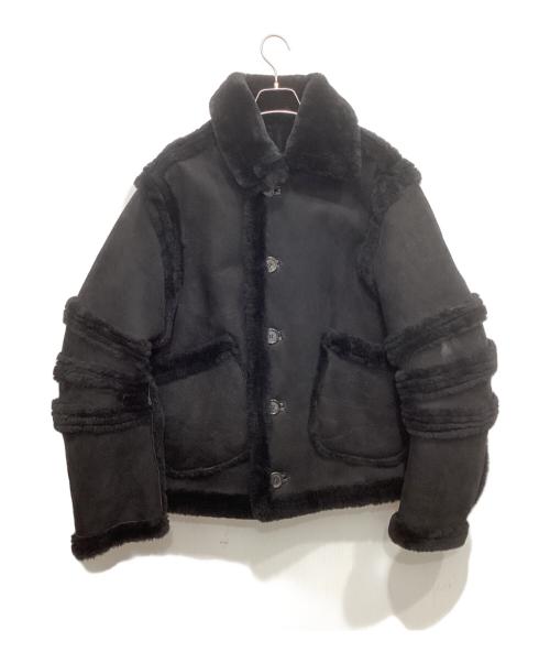 GRIFFIN（グリフィン）GRIFFIN (グリフィン) リアルムートンジャケット ブラック サイズ:Sの古着・服飾アイテム