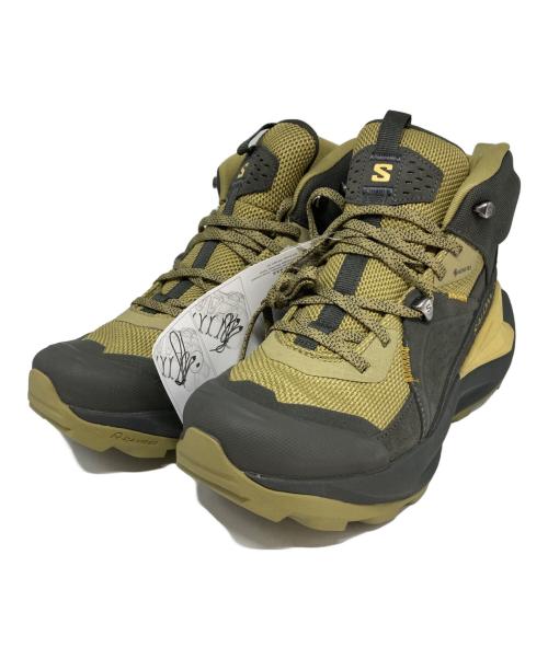 SALOMON（サロモン）SALOMON (サロモン) ELIXIR MID GORE-TEX/トレッキングブーツ カーキ サイズ:25cm 未使用品の古着・服飾アイテム