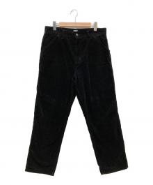 Carhartt WIP（カーハート ワークインプログレス）の古着「コーデュロイパンツ」｜ブラック