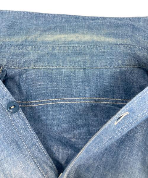 BIG YANK（ビッグヤンク）BIG YANK (ビッグヤンク) 復刻マチ付シャンブレーシャツ ブルー サイズ:-の古着・服飾アイテム