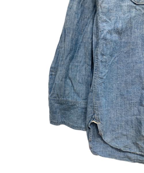 BIG YANK（ビッグヤンク）BIG YANK (ビッグヤンク) 復刻マチ付シャンブレーシャツ ブルー サイズ:-の古着・服飾アイテム