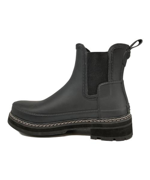 HUNTER（ハンター）HUNTER (ハンター) W REF STITCH DETAIL CHELSEA ブラック サイズ:24.5cmの古着・服飾アイテム