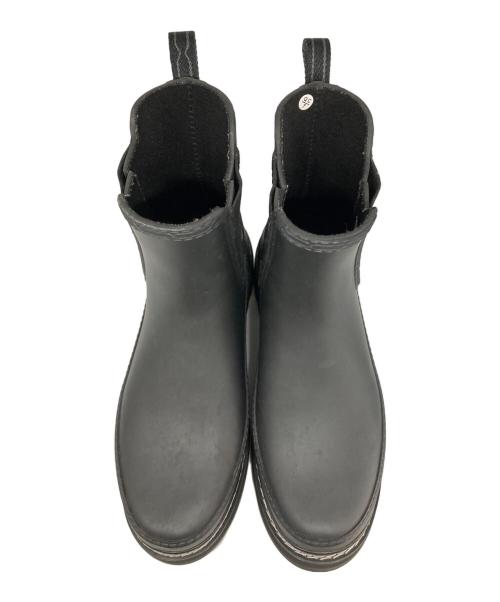 HUNTER（ハンター）HUNTER (ハンター) W REF STITCH DETAIL CHELSEA ブラック サイズ:24.5cmの古着・服飾アイテム