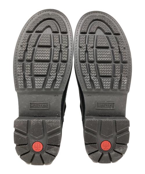 HUNTER（ハンター）HUNTER (ハンター) W REF STITCH DETAIL CHELSEA ブラック サイズ:24.5cmの古着・服飾アイテム