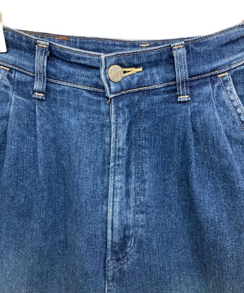 LEE（リー）LEE (リー) ハイウエストワイドデニムパンツ インディゴ サイズ:Sの古着・服飾アイテム