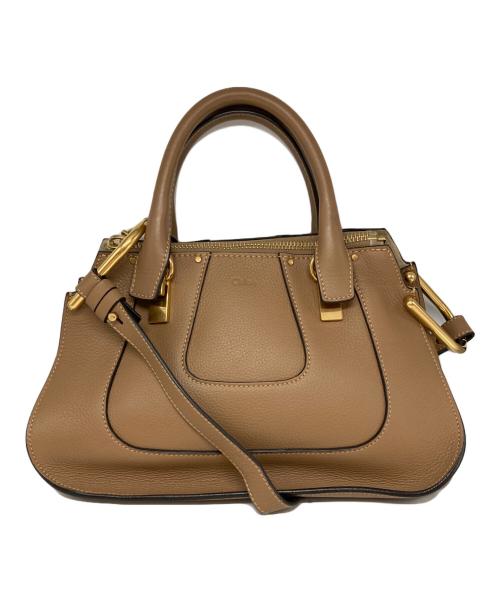 Chloe（クロエ）Chloe (クロエ) HAYLEY/2WAYトートバッグ ベージュの古着・服飾アイテム