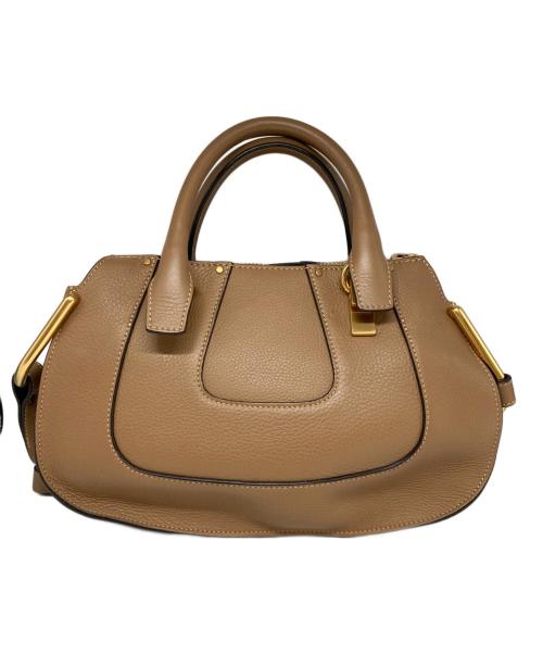 Chloe（クロエ）Chloe (クロエ) HAYLEY/2WAYトートバッグ ベージュの古着・服飾アイテム