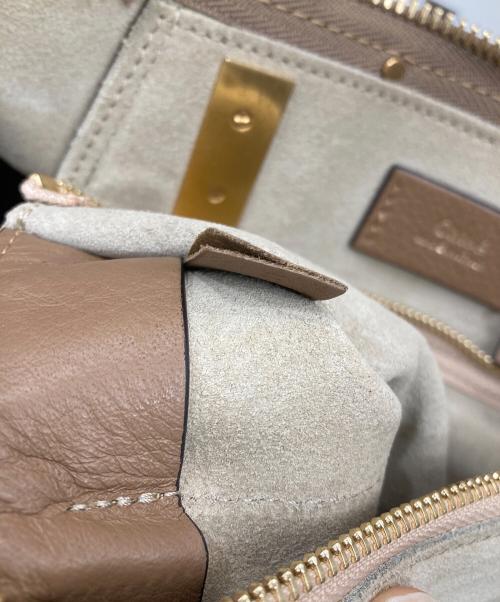 Chloe（クロエ）Chloe (クロエ) HAYLEY/2WAYトートバッグ ベージュの古着・服飾アイテム