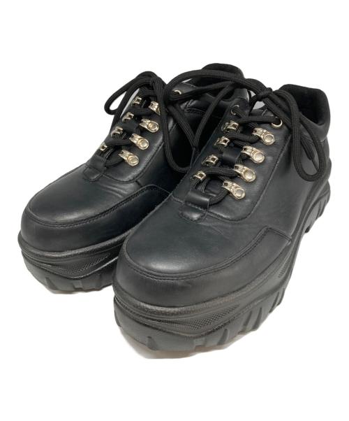 ADRER（アドラー）ADRER (アドラー) High sole ring dad sneaker ブラック サイズ:Mの古着・服飾アイテム