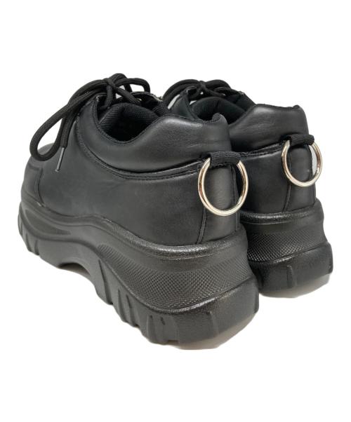 ADRER（アドラー）ADRER (アドラー) High sole ring dad sneaker ブラック サイズ:Mの古着・服飾アイテム