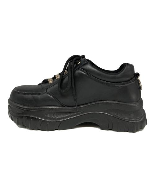 ADRER（アドラー）ADRER (アドラー) High sole ring dad sneaker ブラック サイズ:Mの古着・服飾アイテム