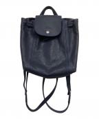 LONGCHAMPロンシャン）の古着「LE PLIAGE CUIR Backpack XS」｜ネイビー