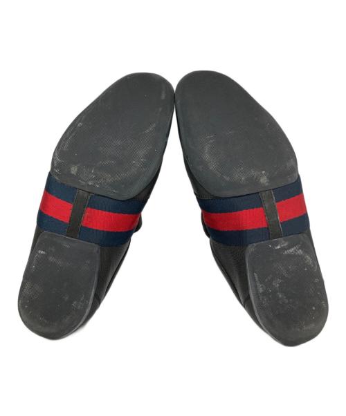 GUCCI（グッチ）GUCCI (グッチ) スリッポンドライビングシューズ ブラック サイズ:42の古着・服飾アイテム