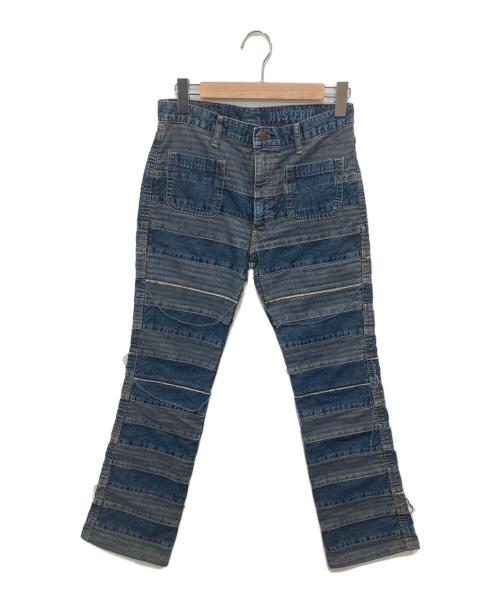 Hysteric Glamour（ヒステリックグラマー）Hysteric Glamour (ヒステリックグラマー) スクラッチフレアデニムパンツ インディゴ サイズ:Mの古着・服飾アイテム