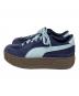 PUMA (プーマ) カルメン ティートゥーエスローカットスニーカー ネイビー サイズ:25.5：4500円