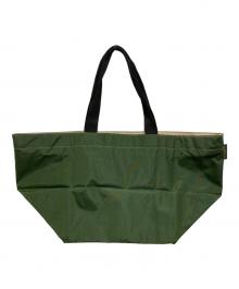 Herve Chapelier（エルベシャプリエ）の古着「ナイロン舟型ショルダーXL」｜グリーン