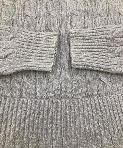 RALPH LAUREN（ラルフローレン）RALPH LAUREN (ラルフローレン) ケーブルニット ブルー サイズ:XLの古着・服飾アイテム