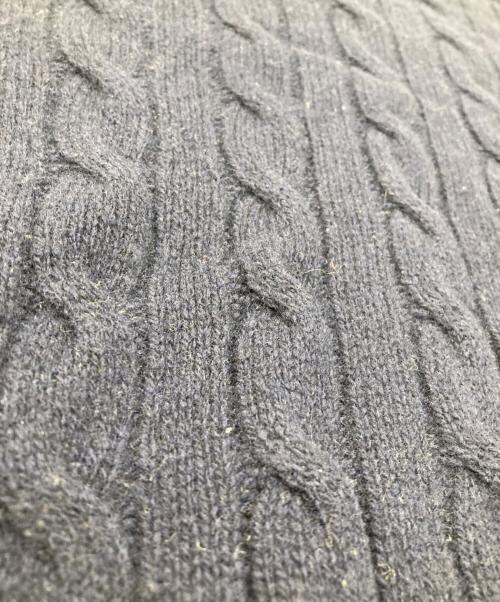 RALPH LAUREN（ラルフローレン）RALPH LAUREN (ラルフローレン) ケーブルニット ブルー サイズ:XLの古着・服飾アイテム