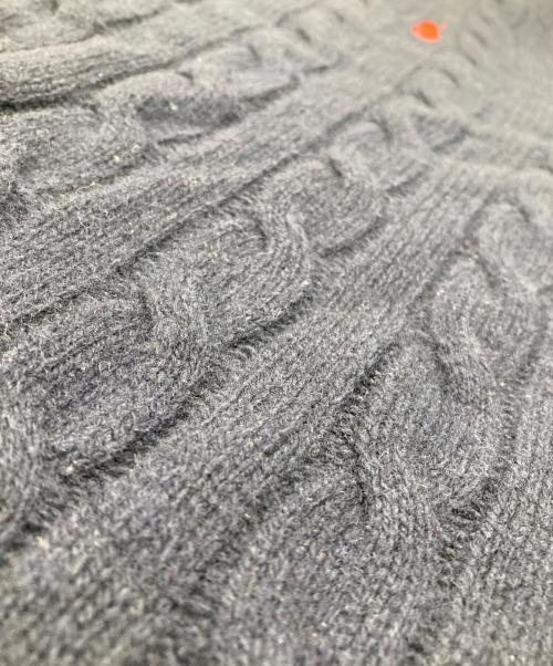 RALPH LAUREN（ラルフローレン）RALPH LAUREN (ラルフローレン) ケーブルニット ブルー サイズ:XLの古着・服飾アイテム