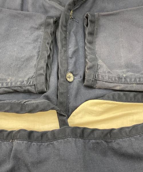 45R（フォーティファイブ・アール）45R (フォーティファイブ・アール) コットンカバーオールジャケット ブルー サイズ:４（L)の古着・服飾アイテム