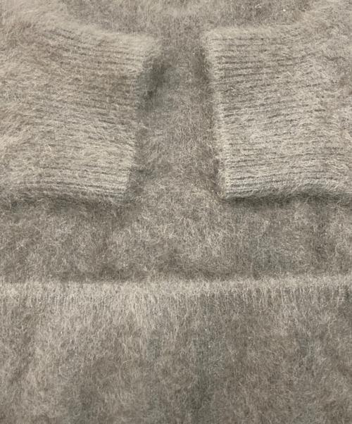 Noble（ノーブル）Noble (ノーブル) ファーニットVネックプルオーバー ブラウン サイズ:FREEの古着・服飾アイテム