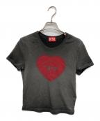 DIESELディーゼル）の古着「コンパクトTシャツ」｜グレー