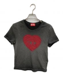 DIESEL（ディーゼル）の古着「コンパクトTシャツ」｜グレー