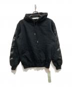 OFFWHITEオフホワイト）の古着「クロスアローロゴパーカー」｜ブラック