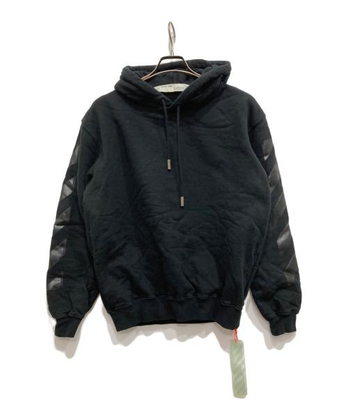 OFFWHITE（オフホワイト）OFFWHITE (オフホワイト) クロスアローロゴパーカー ブラック サイズ:Mの古着・服飾アイテム