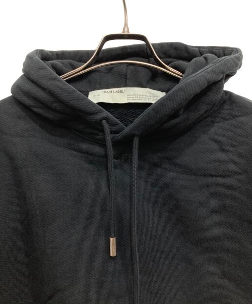 OFFWHITE（オフホワイト）OFFWHITE (オフホワイト) クロスアローロゴパーカー ブラック サイズ:Mの古着・服飾アイテム