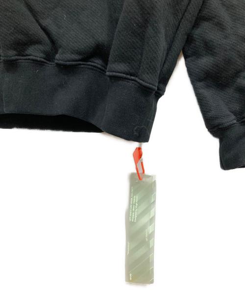 OFFWHITE（オフホワイト）OFFWHITE (オフホワイト) クロスアローロゴパーカー ブラック サイズ:Mの古着・服飾アイテム