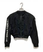 stussyステューシー）の古着「big logo jacket」｜ブラック