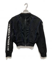 stussy（ステューシー）の古着「big logo jacket」｜ブラック