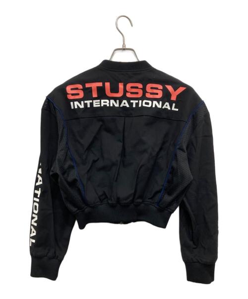 stussy（ステューシー）stussy (ステューシー) big logo jacket ブラック サイズ:Aの古着・服飾アイテム