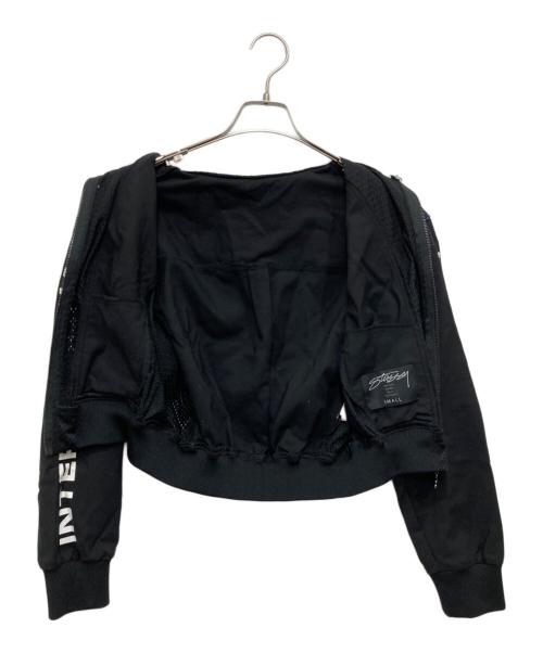 stussy（ステューシー）stussy (ステューシー) big logo jacket ブラック サイズ:Aの古着・服飾アイテム
