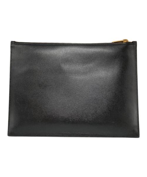 Saint Laurent Paris（サンローランパリ）Saint Laurent Paris (サンローランパリ) wicker clutch bag ブラックの古着・服飾アイテム