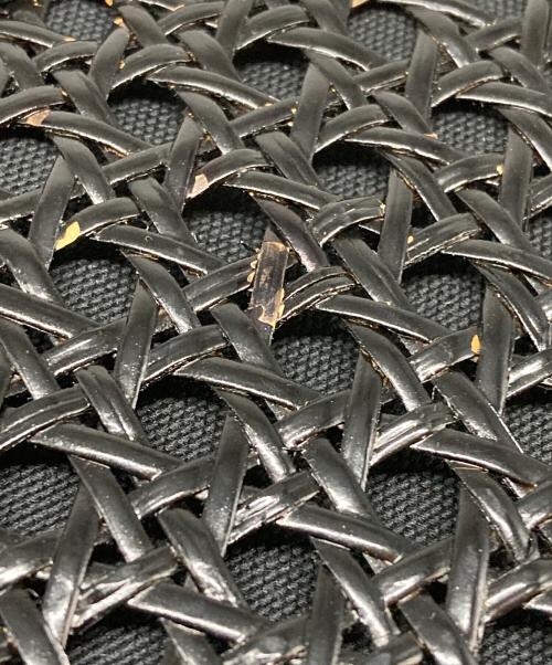 Saint Laurent Paris（サンローランパリ）Saint Laurent Paris (サンローランパリ) wicker clutch bag ブラックの古着・服飾アイテム