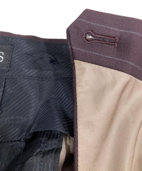 WACKO MARIA GUILTY PARTIES（ワコマリア ギルティーパーティー）WACKO MARIA GUILTY PARTIES (ワコマリア ギルティーパーティー) ウールストライプスラックス バイオレット×グレー サイズ:Mの古着・服飾アイテム