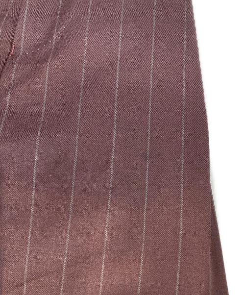 WACKO MARIA GUILTY PARTIES（ワコマリア ギルティーパーティー）WACKO MARIA GUILTY PARTIES (ワコマリア ギルティーパーティー) ウールストライプスラックス バイオレット×グレー サイズ:Mの古着・服飾アイテム