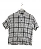 Schottショット）の古着「OMBRE CHECK SHIRT」｜グレー