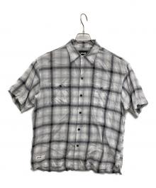 Schott（ショット）の古着「OMBRE CHECK SHIRT」｜グレー