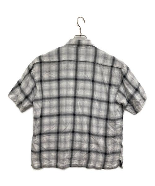 Schott（ショット）Schott (ショット) OMBRE CHECK SHIRT グレー サイズ:Lの古着・服飾アイテム