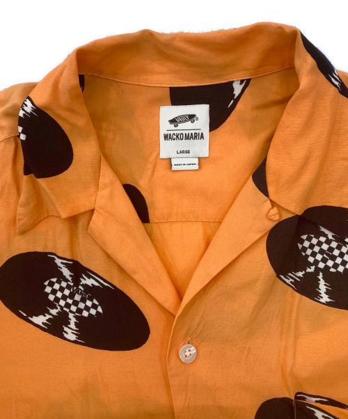 WACKO MARIA（ワコマリア）WACKO MARIA (ワコマリア) VANS VAULT (バンズボルト) HAWAIIAN SHIRT オレンジ サイズ:Lの古着・服飾アイテム