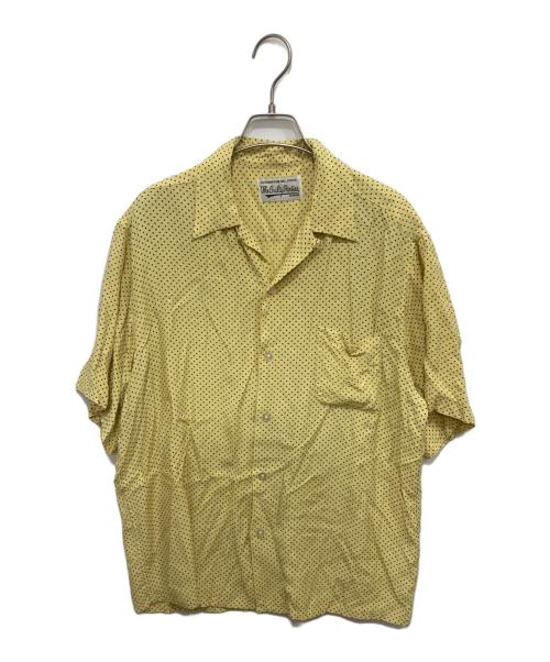 WACKO MARIA（ワコマリア）WACKO MARIA (ワコマリア) ドット柄ハワイアンオープンカラーシャツ イエロー サイズ:Lの古着・服飾アイテム
