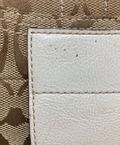 COACH（コーチ）COACH (コーチ) シグネチャーワンショルダーバッグ ベージュの古着・服飾アイテム